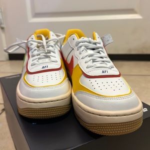 Nike AF 1 Brand new! Women’s size 7.  Owner is 6.5 wide.